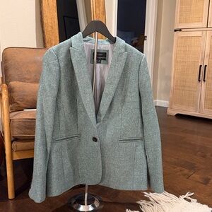 J. Crew Women's Parke Blazer in English Birdseye Twill Wool Size 14